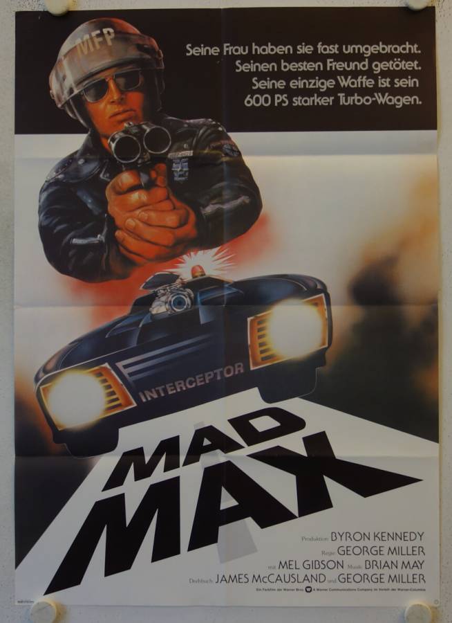 Mad Max originales deutsches Filmplakat